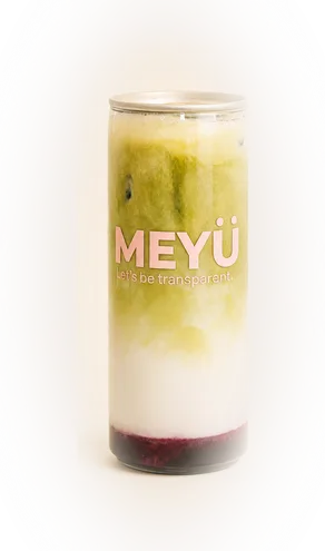 MEYÜ Cinnaberry Forest iced matcha can